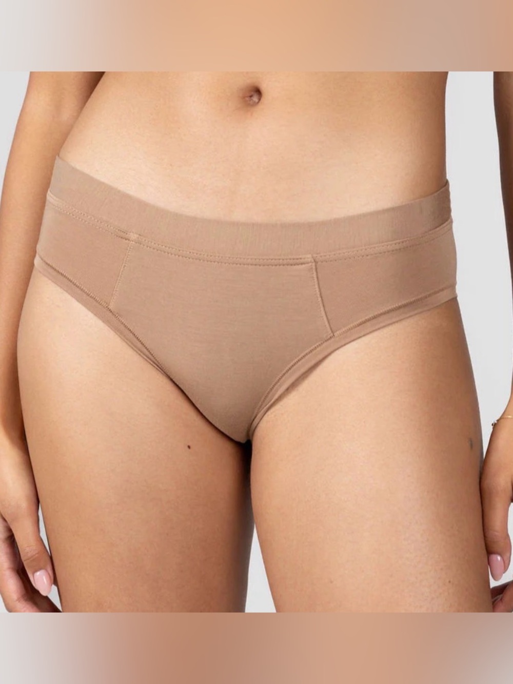 Mineral Undies Cheeky Panty - Tan - Medium